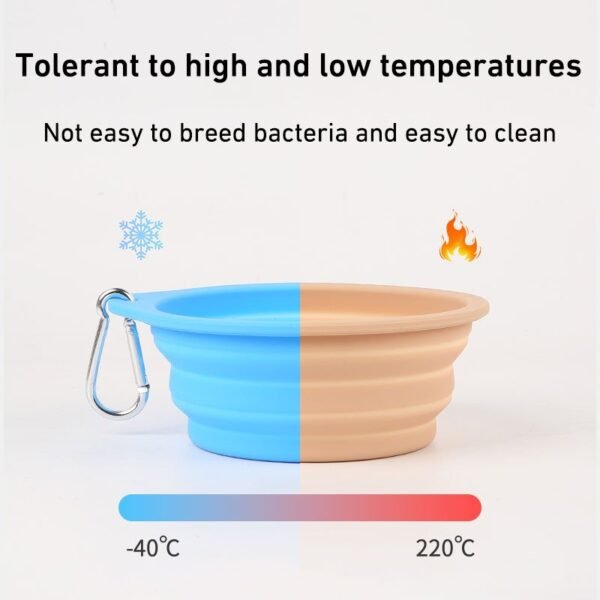 Multi-Functional Portable Silicone Pet Bowl