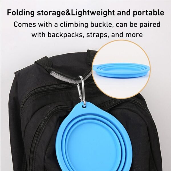 Multi-Functional Portable Silicone Pet Bowl